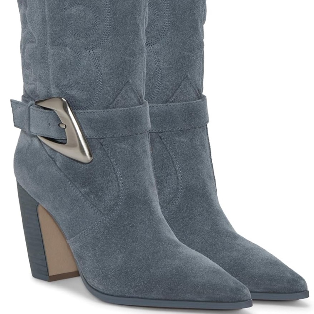 Vince Camuto Biancaa Knee High Western Boot Wide Calf